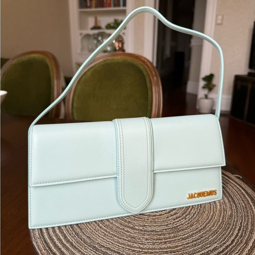 Jacquemus Le Bambino Long Bag Light Turquoise
